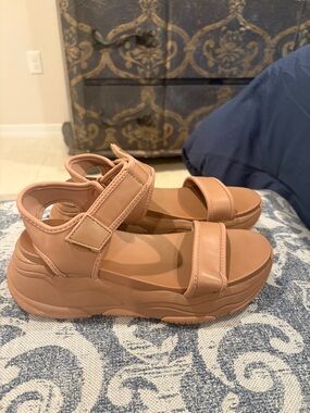 Aldo Platform Sport Sandals in Blush